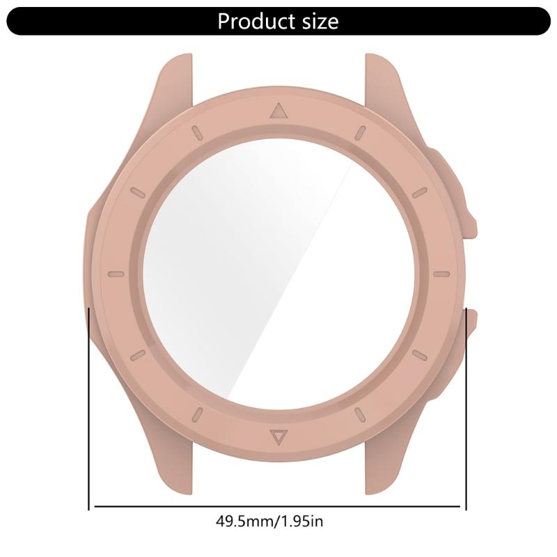 Protective Housing Cover For Watch Sport Smartwatch With Integrated Screen Guard, Shockproof Easy Installation PC Glass