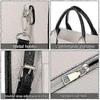 2025 Leather Tote Bags for Women Crossbody Bag Handbag Tote Women Handbag Purse with Zipper for Work, Travel,A