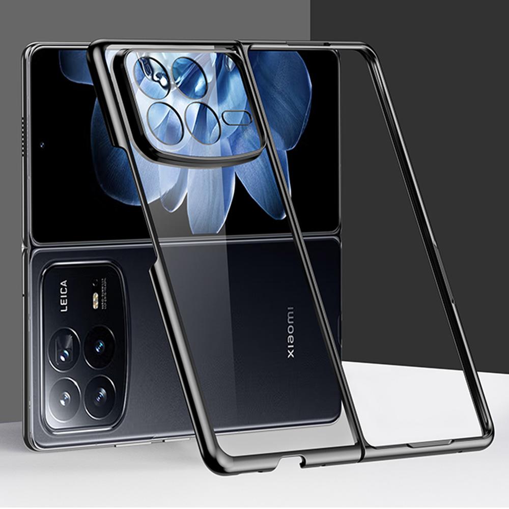 For Xiaomi Mix Fold 4 5G Case Electroplating Transparent PC Phone Cover