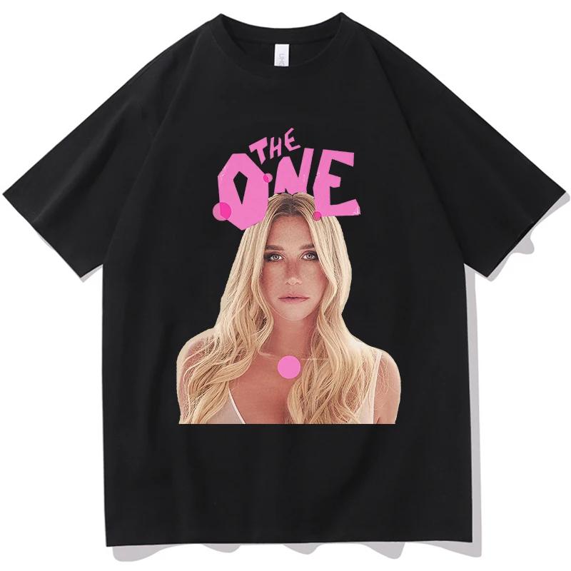 

Kesha The One Tshirt Unisex Tshirts Cotton Short Sleeve Unisex T Shirts Streetwear Unisex Fashion Graphic Printing Unisex Women Tees S