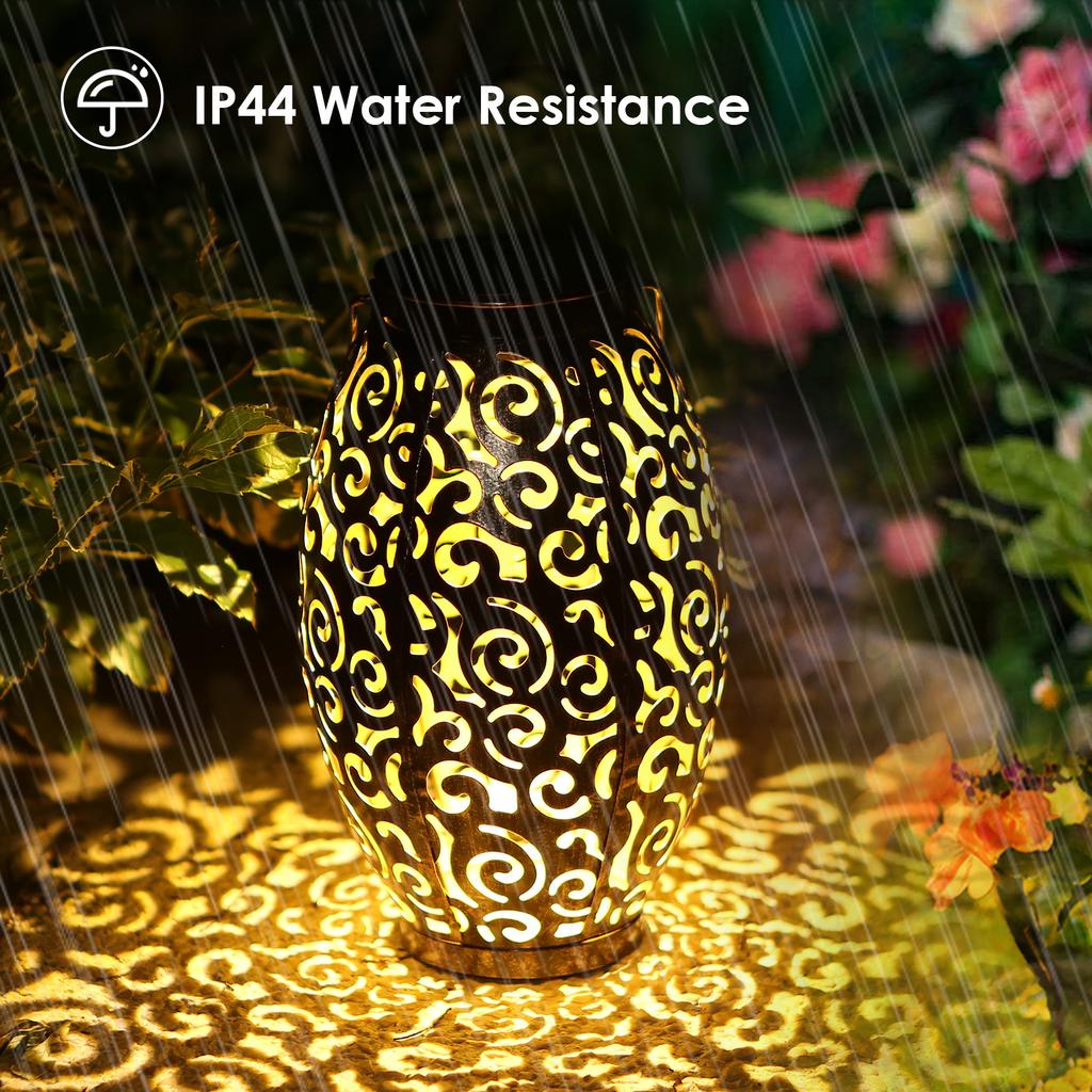 Tomshine Solar Powered Energy LEDs Lantern Light Outdoor Hanging Lamp IP44 Water Resistance for