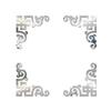 4pcs Corner Mirror Sticker Acrylic 3D Wall Stickers Self-adhesive Cabinet Edge Building Border Living Room Bedroom Home Decor