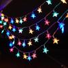 LED Star String Lights for Outdoor Camping & Festive Decor