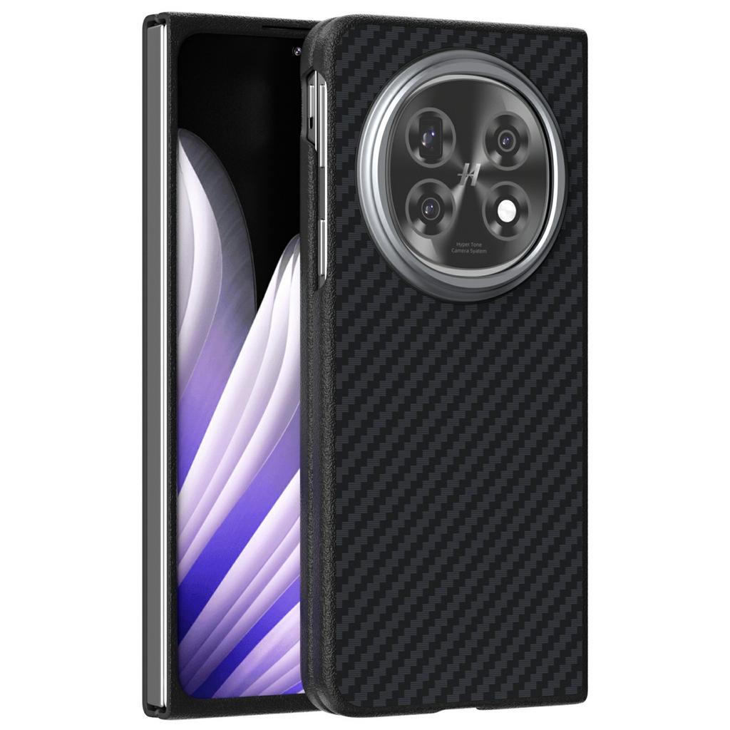 ABEEL For Oppo Find N5 5G Case Compatible with MagSafe Carbon Fiber Texture Back Cover