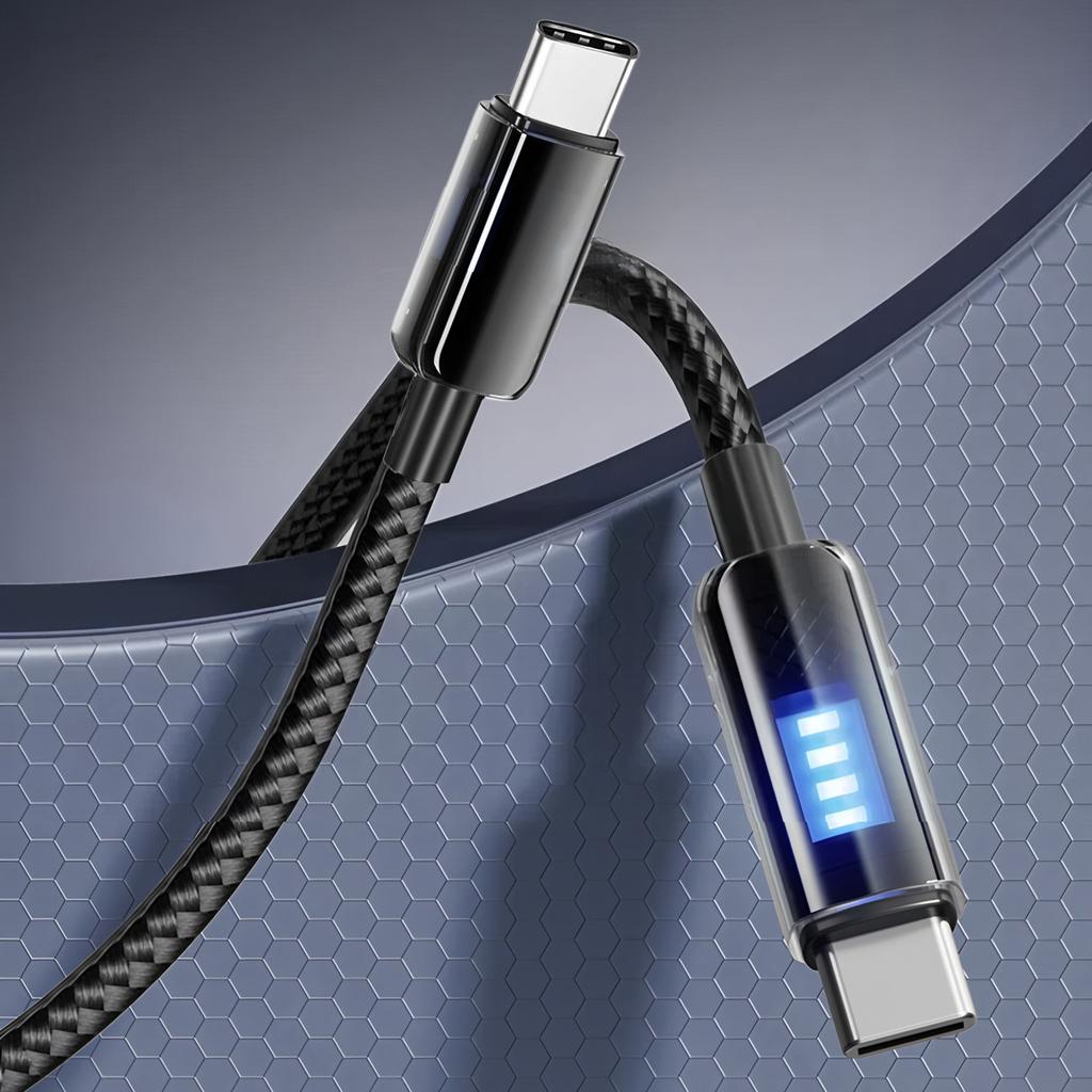 1M Type C Cable Fast Charger Cord Quick Charge USB C Nylon Data Cables For iPhone Samsung Xiaomi Huawei POCO OPPO
