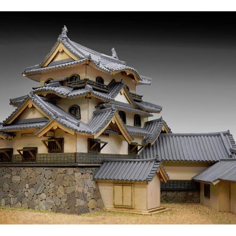 Woody Joe 1/150 Hikone Castle Wooden Model Assembly Kit (Building)