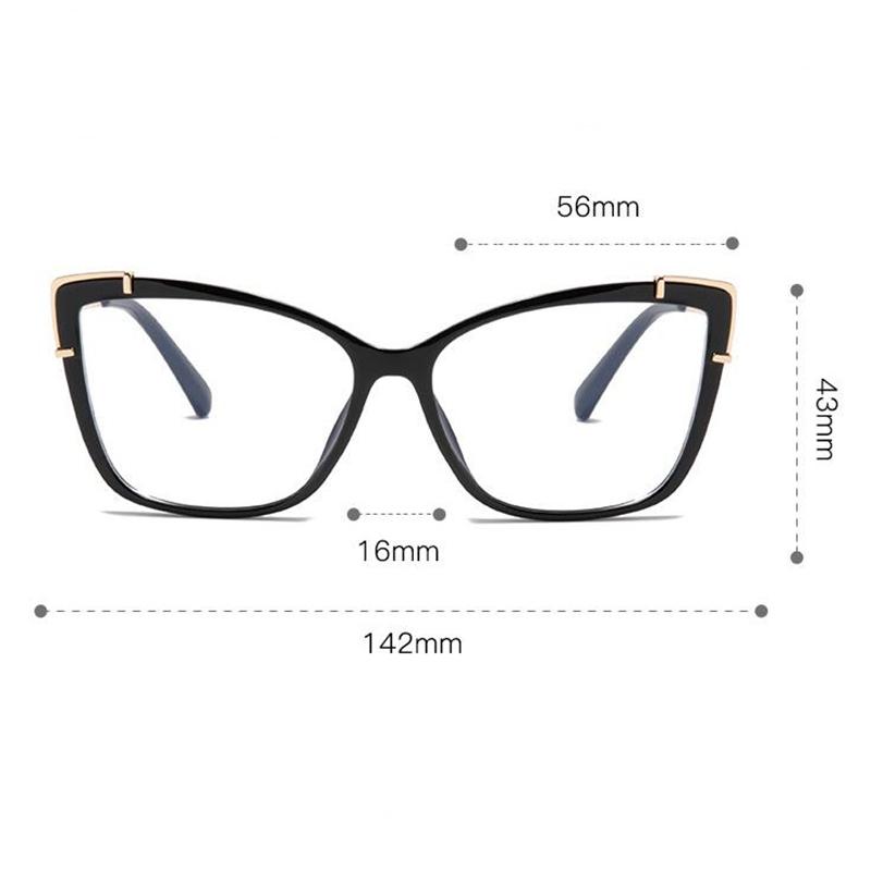 Tea Leopard Frame Cat Eye Prescription Glasses For The Nearsighted Blue Light Blocking Women Myopes Lunettes 0 -0.5 -0.75 To -6