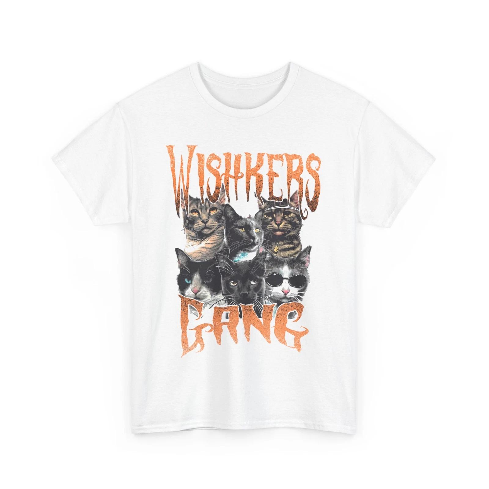 

Cool Cat Lover T-Shirt – Funny Cat Print Graphic Tee for Men & Women S