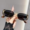 Luxury Metal Retro Cat-eye Sunglasses Comfortable Durable Beach Travel Sun Protection Shades
