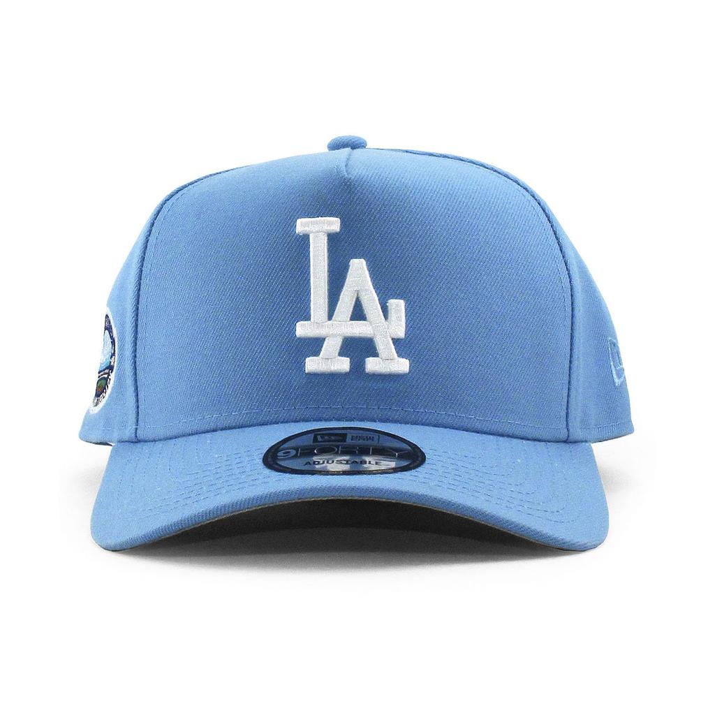 Cap Limited Snapback SNAPBACK CAP 940 MLB MiLB NFL NBA Hat Colored Brim BRIM Side Patch Angeles Dodgers ANNIVERSARY Sky [New Era] EU/AU (Los (50TH