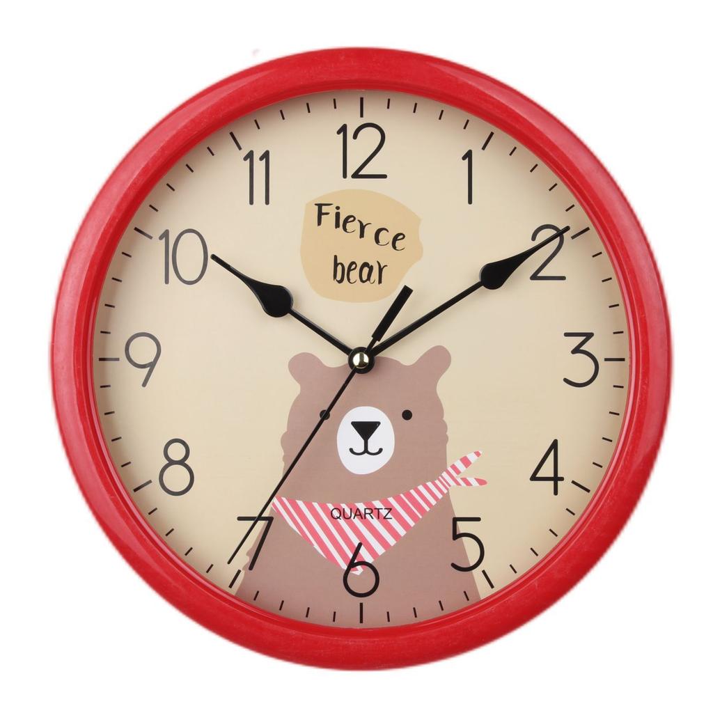 Silent Creative Wall Clock Cartoon Clock Cute Simple Home Living Room Children's Room Quartz Clock Bedroom Wall Table
