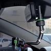 Car Rearview Mirror Phone Holder 360°Universal Mobile Phone Car Mount Holder 360° Rotation for Cell Phones GPS