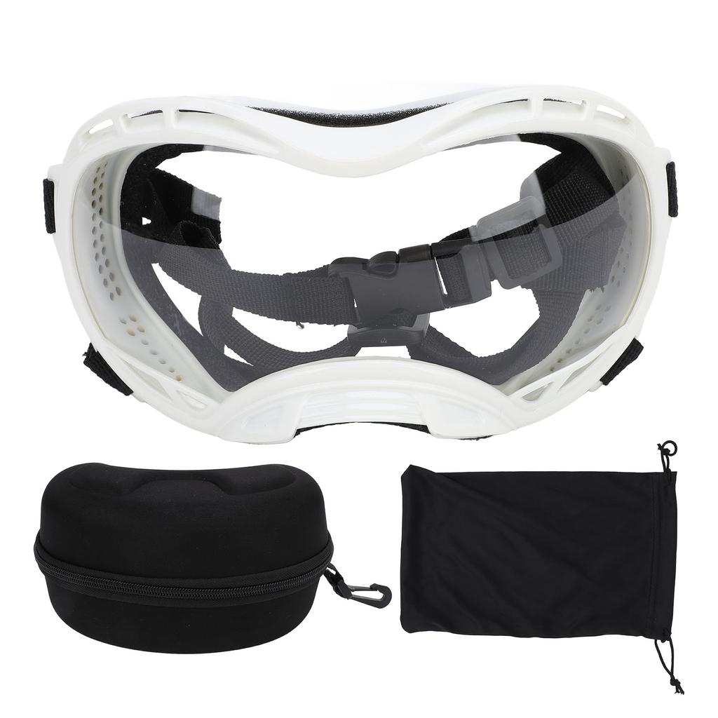 Dog Goggles Sunglasses for Large Medium Breed PC UV Proof Wind Proof Pet Glasses with Adjustable