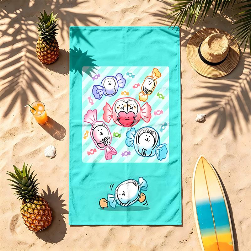 Joke Bear (19) Theme Beach Towel Sand Resistant Soft And Comfortable Suitable For The Pool Camping Yoga And Diving A Travel