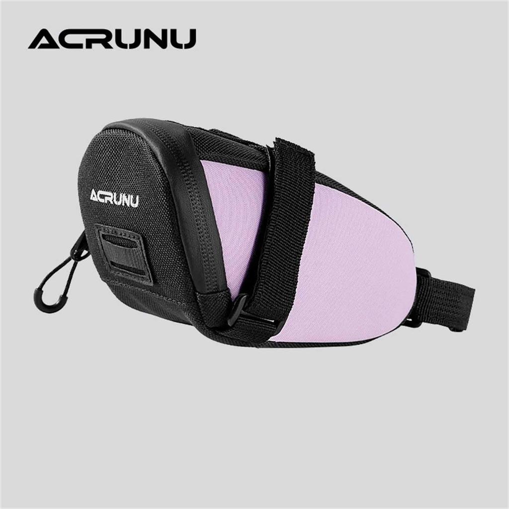 Cycling Rear Bag, Bike Saddle Storage with Built-in Taillight, Mountain and Road Bike Riding Pouch for Tools, Accessories, and Safety