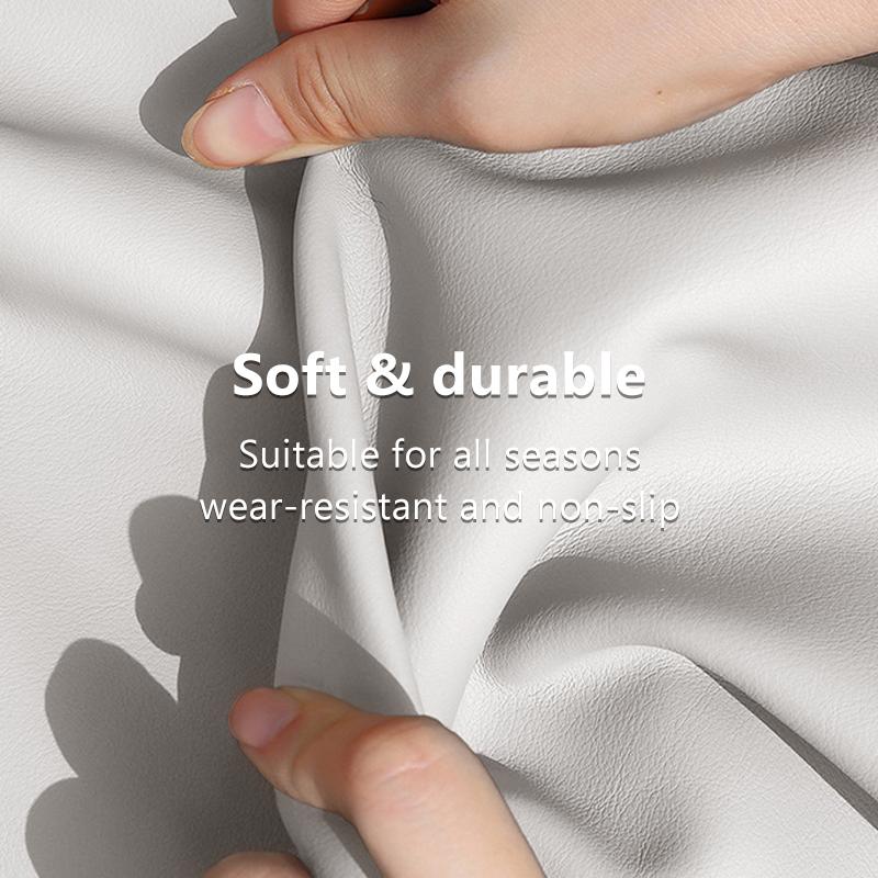 SEAMETAL O Type Car Steering Wheel Protect Cover Universal Leather 38CM Sweat-Absorbing Non-Slip Breathable Car Accessories