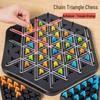 Triangle Chess Rubber Band Toy - Kids' Geometric Thinking Game for Intellectual Development and Parent-Child Interaction