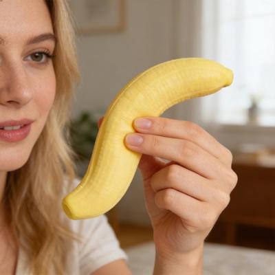 1/2/3/4Pcs Stress Relief Banana Squeeze Toy Portable Travel Peeled Banana Sensory Toy Anti-Anxiety Soft Stress Ball Fruit Pinch Fidget Toy