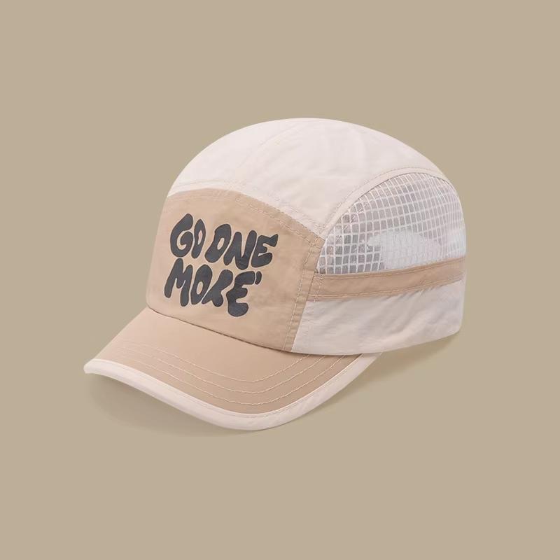 Breathable Sports Baseball Cap Summer Men Women's Outdoor Running Sun Shading Quick Drying Soft Top Short Brimmed Duckbill Cap