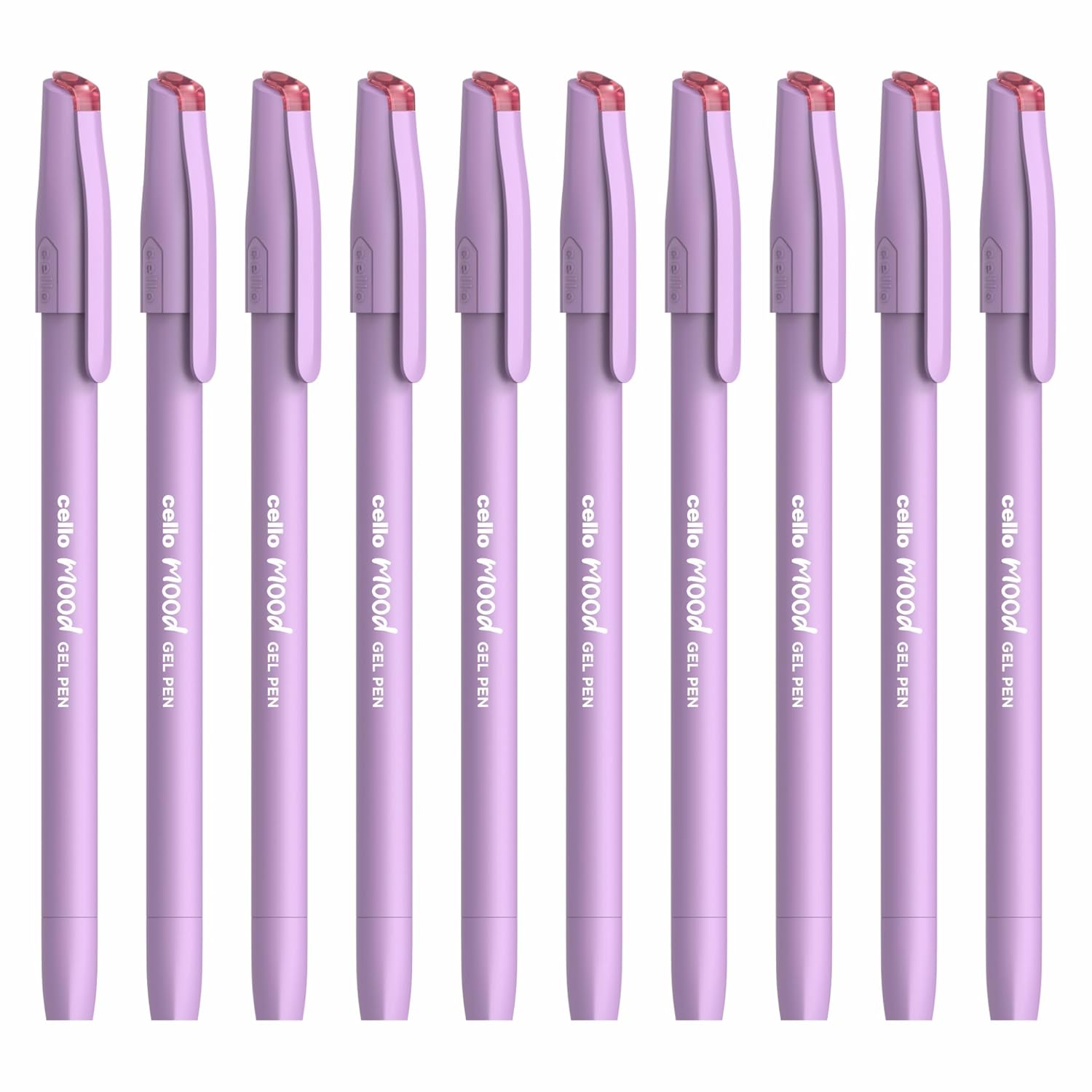 Cello Mood GP Red Ball Pen Pack Of 1 Smooth Writing Ink Pen For Office School Home Daily Writing Use