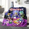 Sailor Moon R Film Flanelldecke Super Weich Warm Gemütlich Decke für Sofa Bett Büro Reise Ganzjahres Heimdeko Geschenk