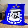 A white shield with "AFA" text, laurel wreath, and three gold stars above. for all seasons blanket lunch break throw gift