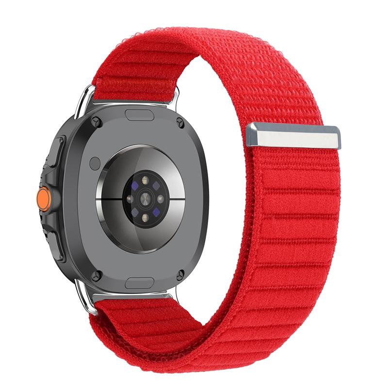 

Nylon Strap For Samsung Galaxy Watch 8 44mm 40mm Breathable Sport Replacement Watchband Bracelet Correa Watch 8 Classic Straps For Watch 8 40MM червоний