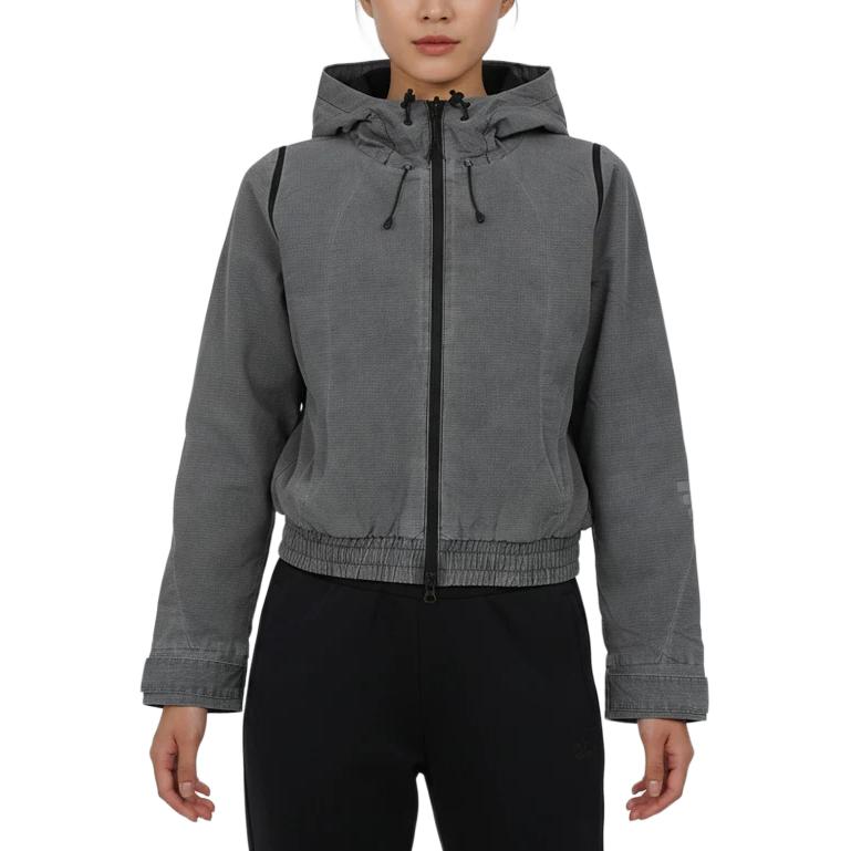 Adidas FOS W WV EW Jacket Solid Color Zip Hooded Long Sleeve Women jackets KR7590 XS
