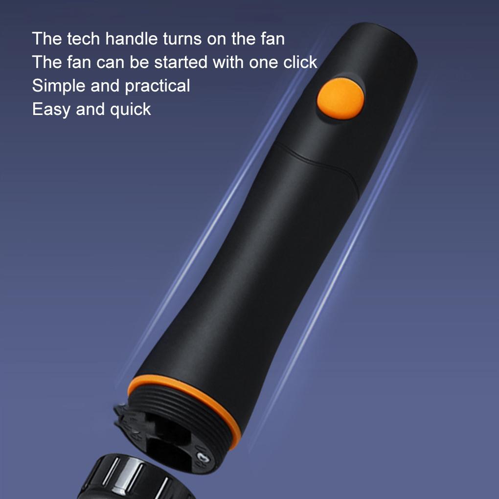 Fan Umbrella With Safety Net Yarn 3 Fan Blowing Clear Cool Air Durable Materials Vinyl Fabric More