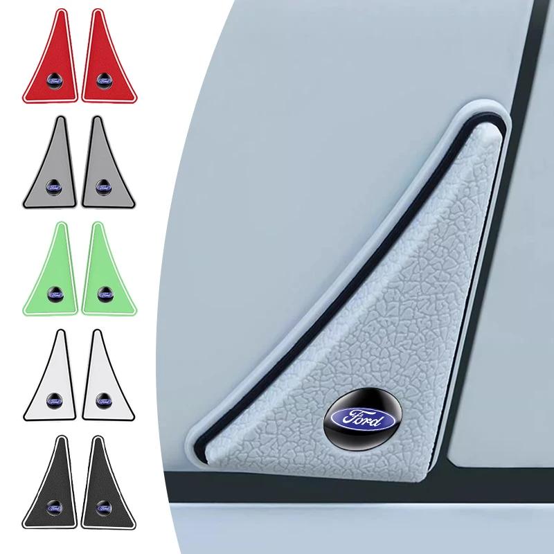Car Door Corner Protective Cover Silicone Protector Door Corner Anti-collision For Ford ST FOCUS 2 3 Mondeo Fiesta Kuga MK2 MK3