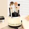 Chic Light Luxury Makeup Brush Storage Bucket for Dust-proof Lipstick, Eyebrow Pencil, Cosmetics Organization and Rotation