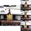 Charming Cartoon Witch Acrylic Pendant For Car Interior Keychain And Bag Decoration