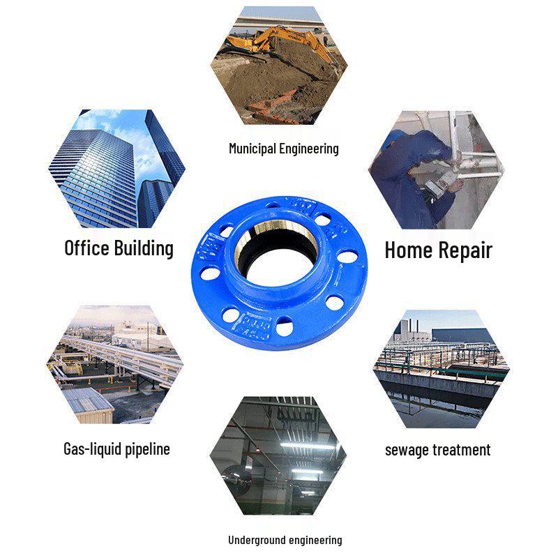 PE Half-Coupling Anti-Pull-Off PVC/PPR Valve Connection Flange Cast Iron Repair Joint