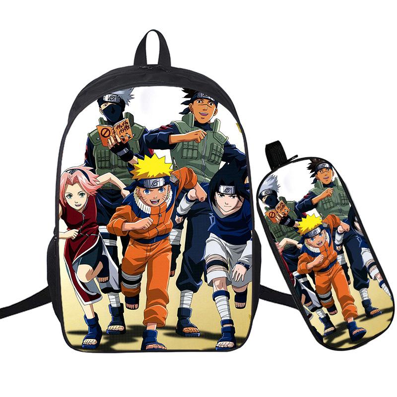 Riman 3D Digital Printing Backpack Two-piece Set Full-color Backpack Student Schoolbag