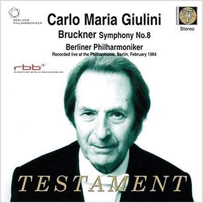 CD GIULINI / BPO - Bruckner / Symphony No. 8 Giulini & JSBT28436 Japan ObiClassical Used