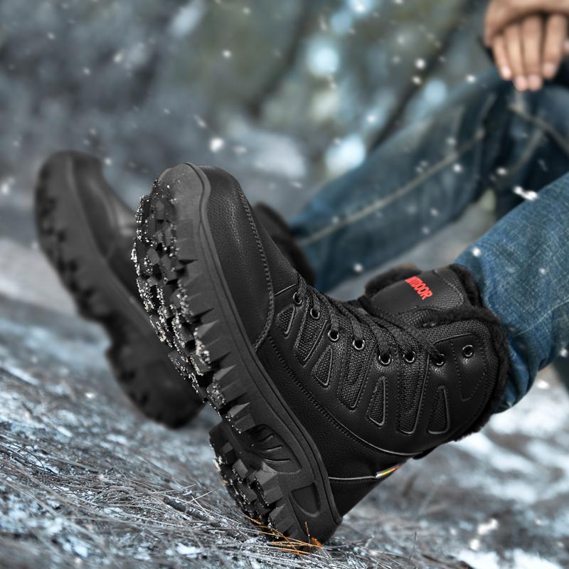 39-48 Plus Size Russian Style Winter Boots Waterproof Outdoor Ankle Boots For Men Snow Boots High Men Footwear
