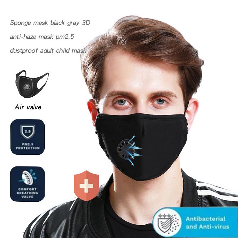 3Pcs//Set Anti Bacteria Dusts Proof Anti-Smog Anti-Pollens Breathe Masks Reusa TN