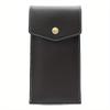 PU Leather Pen Bag Business Pen Pouch Small Storage Bag Portable Pencil Case Student School Supplies Stationery Bag