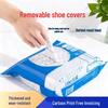 Disposable Non-Slip Thickened Striped Shoe Covers for Home Use