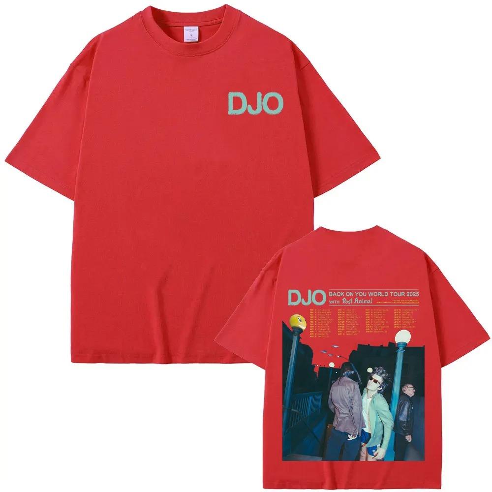 Djo Back on You World Tour 2026 T-shirt Joe Keery Regalo per Nuovi Fan Maglietta Unisex Oversize Cotone Streetwear Top Casual Estivi