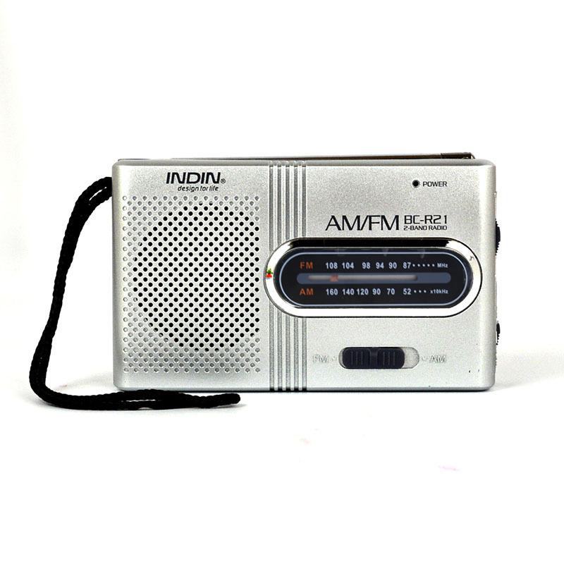 Portable Mini Radio Built-in Speaker Music Player Battery Operated Pocket Radios Telescopic Antenna Outdoor Stereo Radio