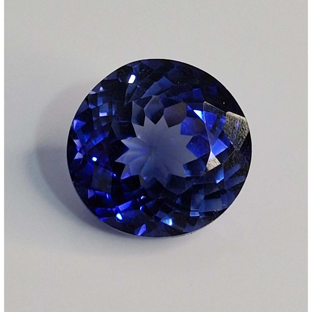 Dark Blue Tanzanite Natural 7-9 Ct Round Cut Fabulous Certified Loose Gemstone