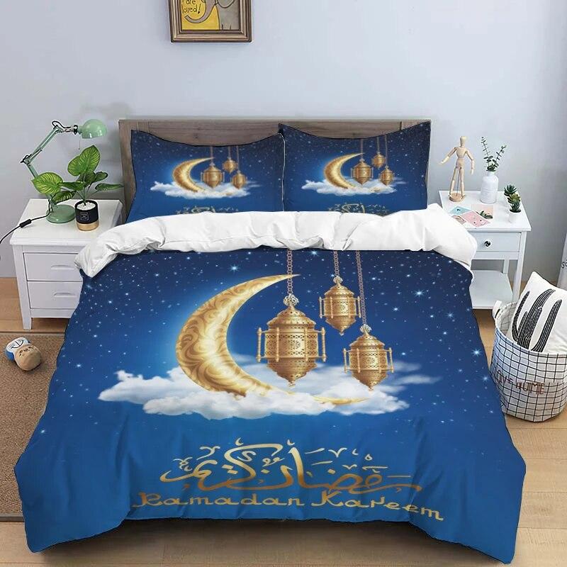 Muslim Prayer Kawaii  Bedding Sets New Greek Key Meander Duvet Cover Sets Bed Linens Queen King Size Modern Geometric Bedspread