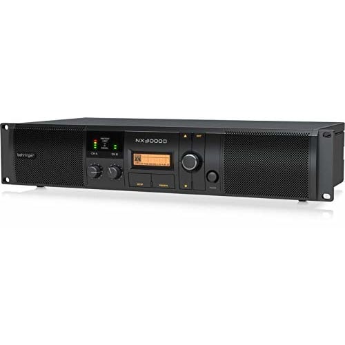 Behringer NX3000D 3000W Class D Power Amplifier with DSP Control and SmartSense Speaker Impedance Compensation