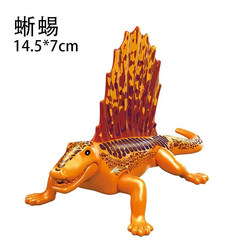 Dinosaur Jurassic World Tyrannosaurus Rex Velociraptor Tyrannosaurus building blocks animal toys building blocks children's gift