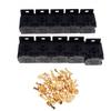 10PCS 30A-80A 5 Pin Relay Sockets Connector Holder With 50pcs 6.3mm Terminals