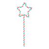Christmas Decoration Supplies Creative Candy Cane Pendant Red And Green Lollipop Pendant Pentacle Christmas Tree Cuttings