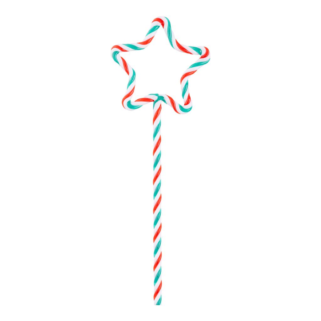 Christmas Decoration Supplies Creative Candy Cane Pendant Red And Green Lollipop Pendant Pentacle Christmas Tree Cuttings