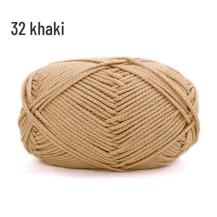 Xue Feier Suxin 2mm Round Hollow Pure Cotton Crochet Yarn for DIY Knitting