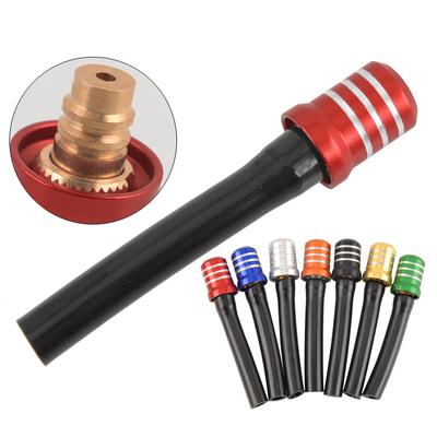 1 pièces en alliage d'aluminium moto saleté Pit Bike hors route gaz bouchon de carburant réservoir d'essence Valve évent reniflard tuyau Tube moto Quad Bike Par
